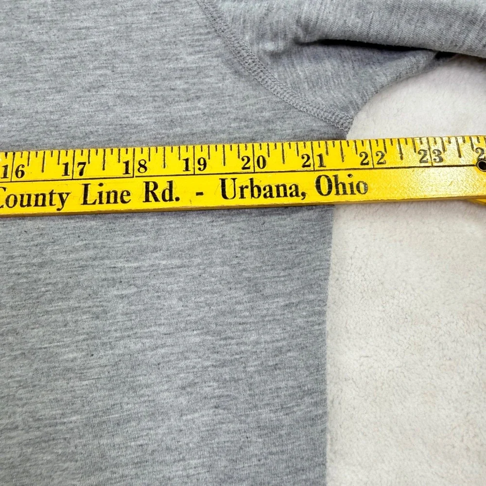 Adidas Ultimate Tee Mens Gray Heather‎ Performance Logo T-Shirt Large 4897A